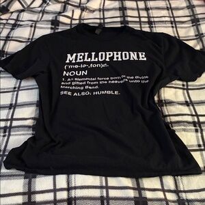 Gildan Black Mellophone Short Sleeve Tee